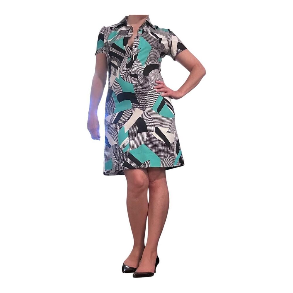 Vintage 1960s Emilio Borghese Italian Women's Pucci Style Dress